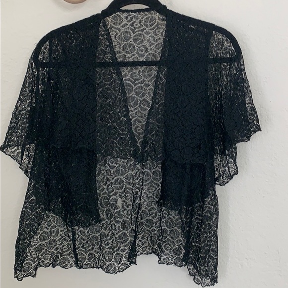 1940s shawl collar layering blouse top - Picture 4 of 4